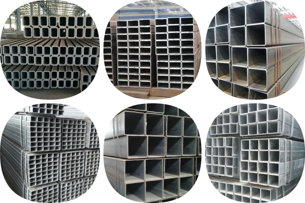 Galvanized Square Steel Pipe Zinc Coated Surface/ Gi Pipe / Galvanized Rectangular Hollow Section