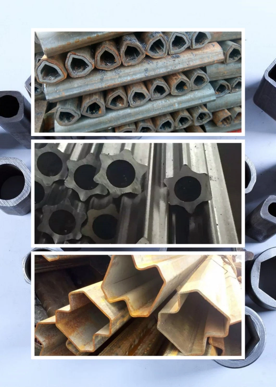 En 10219 ASTM A500, AS/NZS1163, GB/T 6728 Special-Shaped Steel Pipe Top Quality From China Special Shape Hexagonal Inner Round Steel Pipe